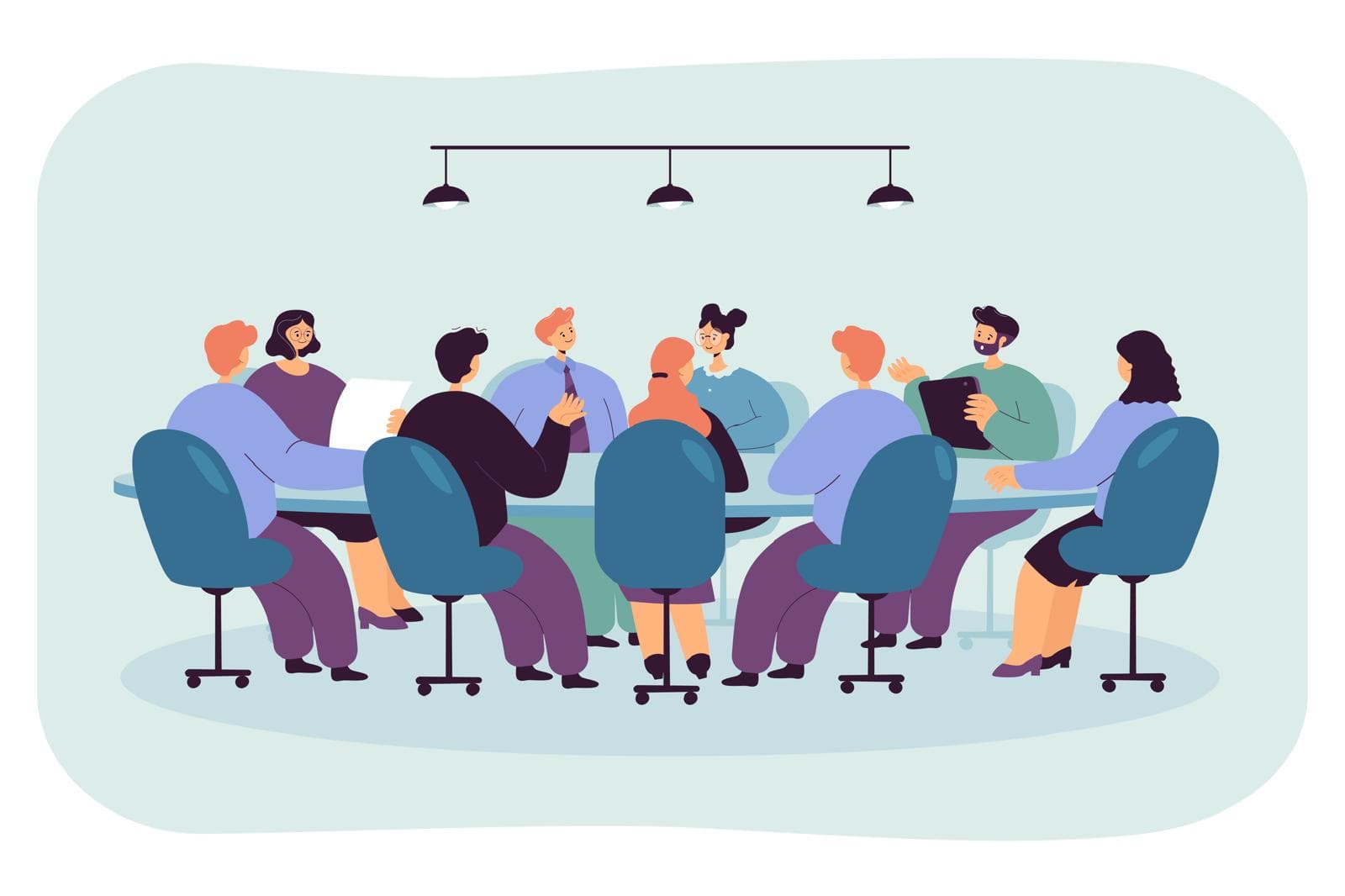 Équipe Sauve Ton Permis en réunion avec des partenaires